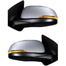 Зеркало боковое Hyundai i10, левое, электропривод, обогрев, с повторителем